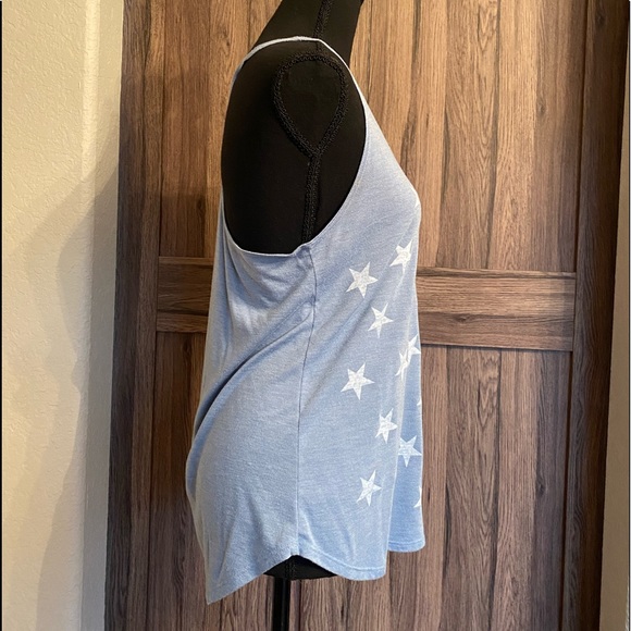 Billabong Star Print Razor-Back Tank Top - Picture 7 of 9